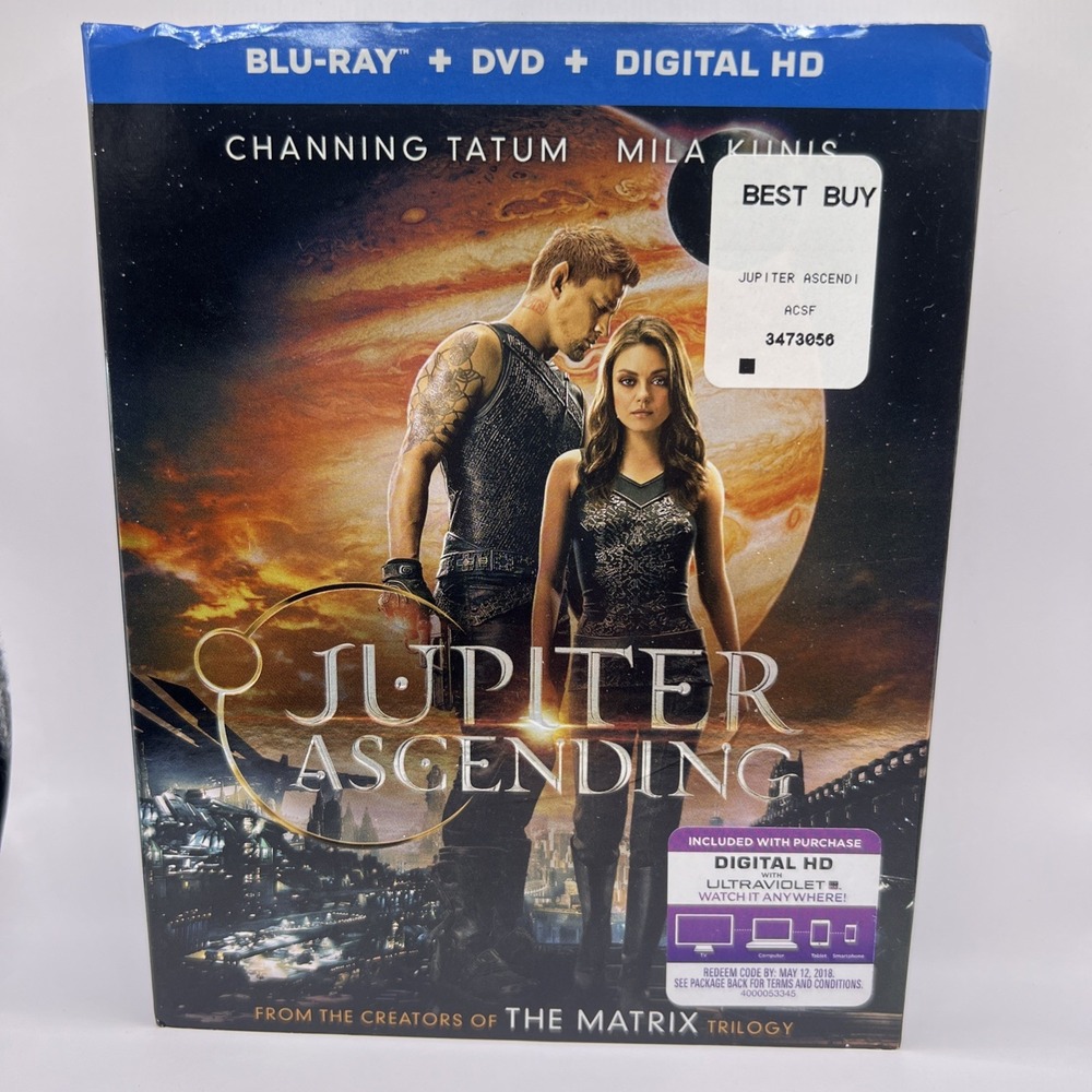 Jupiter Ascending Blu-Ray 2015 New Sealed Wachowski Channing Tatum Mila Kunis‎